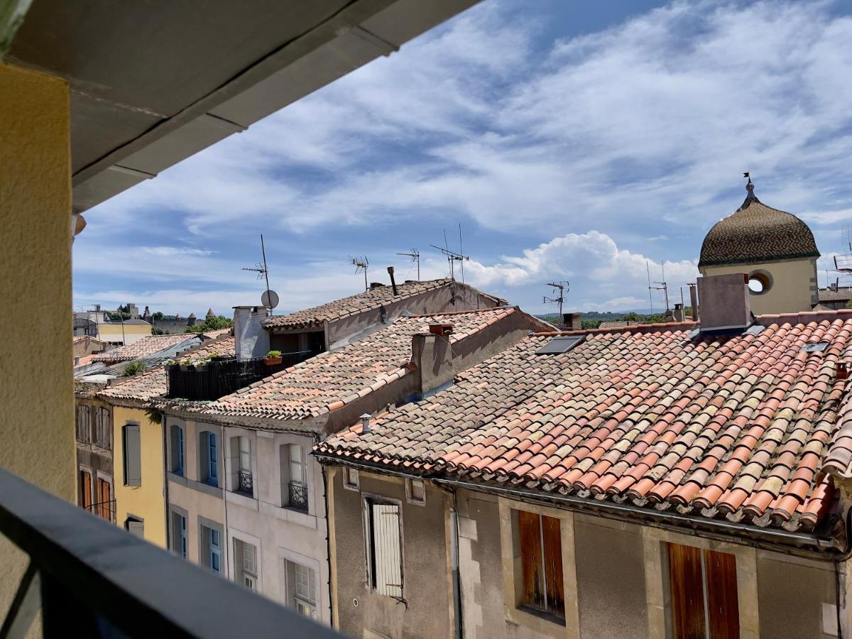 Rooftop N°38 - Rooms Et Studios - Vue Cite Medievale Carcassonne Exterior photo