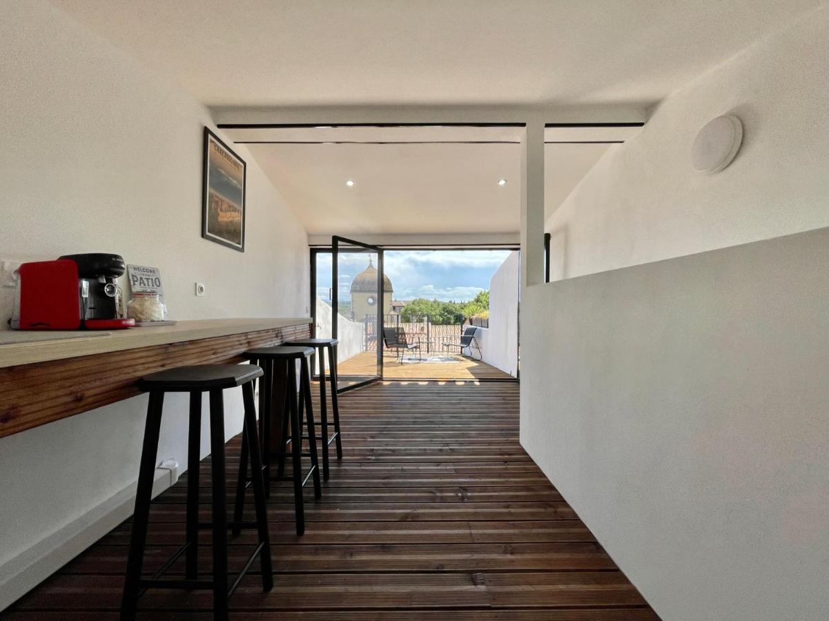 Rooftop N°38 - Rooms Et Studios - Vue Cite Medievale Carcassonne Exterior photo
